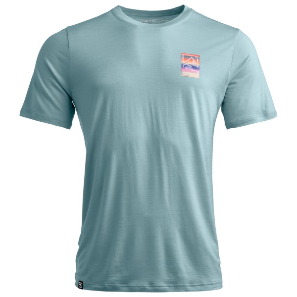 Ortovox - 140 Cool Mountain Gradient T-Shirt - Merinoshirt Gr XL grau