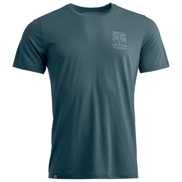 Ortovox - 150 Cool Mountain Mission T-Shirt - Merinoshirt Gr L grau