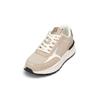 Sneaker MARC O'POLO "aus Leder-Polyester-Mix", Herren, Gr. 46, beige (sand), Obermaterial: 68% Leder (Rind), 32% Polyester, unifarben, Schuhe