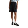 Webrock MARC O'POLO DENIM "aus TENCEL™ Lyocell", Damen, Gr. L, schwarz, Obermaterial: 100% Lyocell; Futter: 100% Nicht verfügbar, unifarben, casual, lässig geschnitten kurz, Röcke