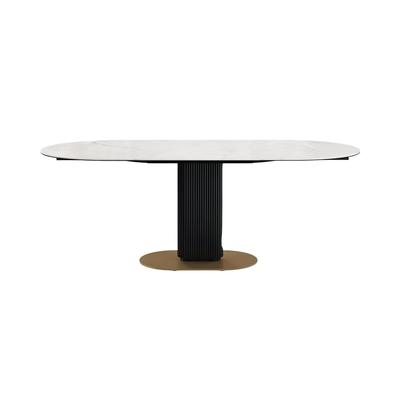 Luna Extendable Dining Table White