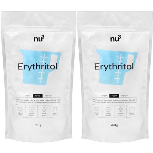 nu3 Erythritol x2 2x750 g Pulver