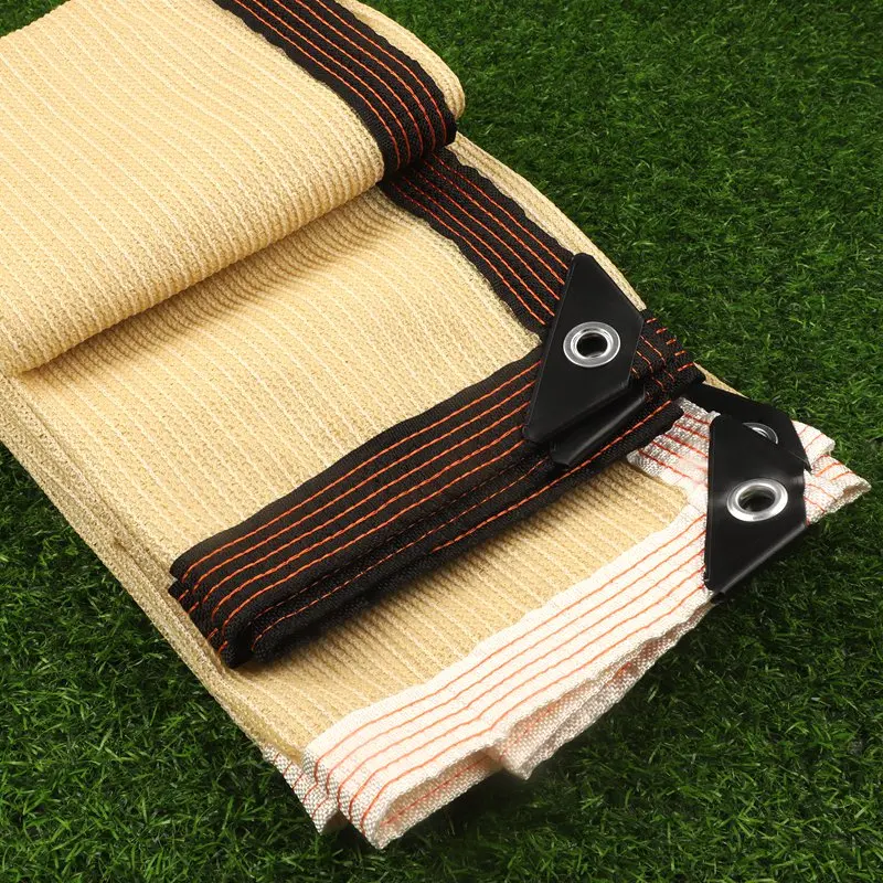Neue 150gsm Anti-UV-HDPE Sonnenschutz netz Außen balkon Bildschirm Sonnenschutz Stoff Camping Sonnenschutz Segel