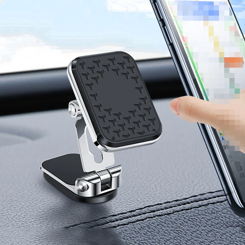 720 grad Rotierenden Starke Magnetische Saug Halterung Auto Magnetische Telefon Halterung Auto Navigation Halter Auto Zubehör Großhandel Image