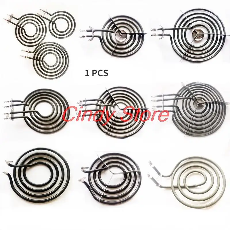 Mückenspulen-Heizelement aus Edelstahl, 3–7 Ringe für Luftfritteuse, elektrische Trockentyp-Heizplatte, Spirale, elektrisches Heizrohr Image
