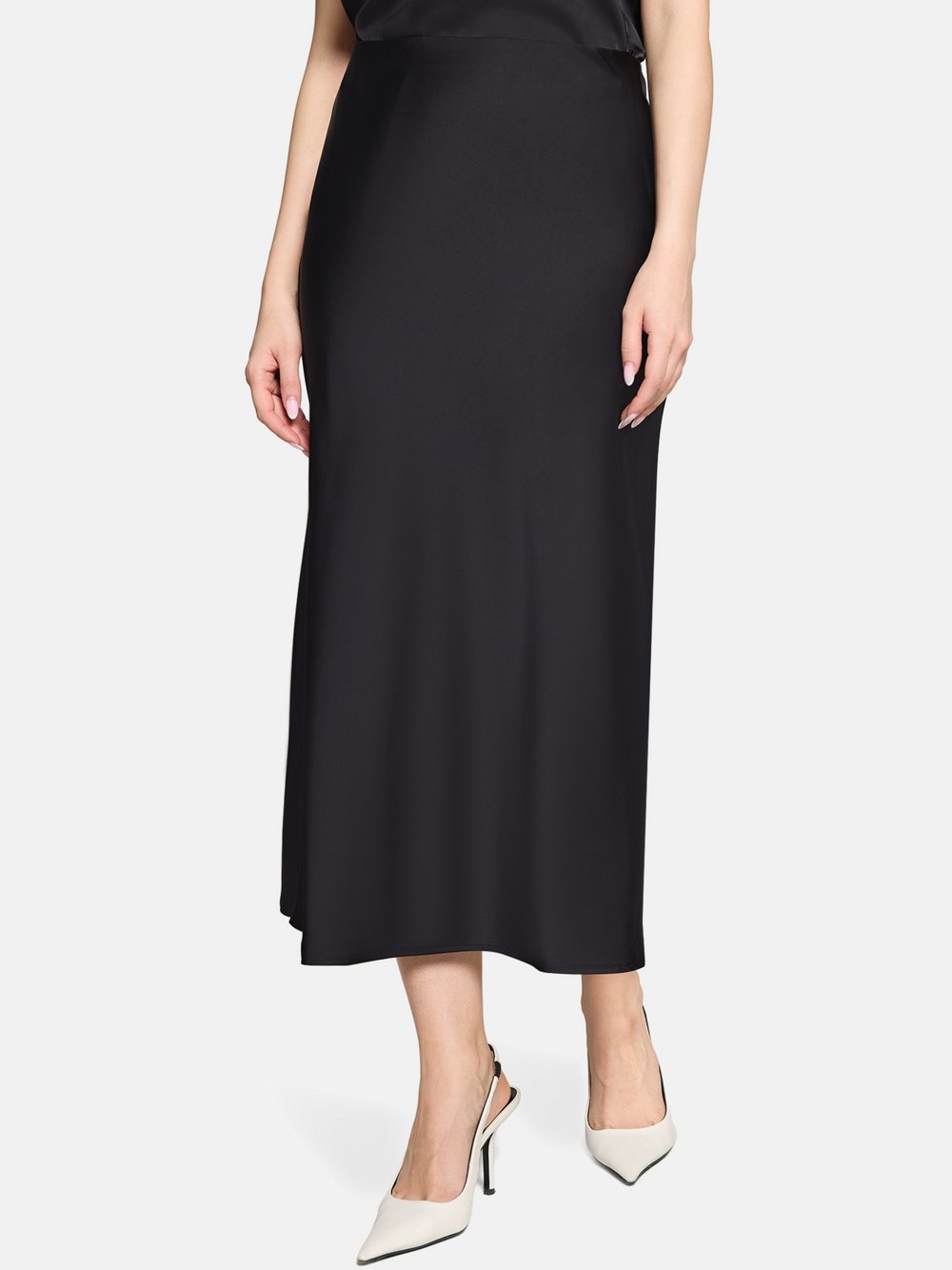 Vera Mont Satinrock Damen schwarz, 44