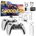 4K TV Game Stick M15 Console per videogiochi Built-in 40000+/50000 giochi 128G Lettore di giochi portatile Controller wireless Gamepad retrò