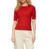 Sweatshirt S.OLIVER, Damen, Gr. 46, rot, Obermaterial: 72% Viskose, 28% Polyester, casual, Sweatshirts