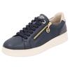 Plateausneaker REMONTE, Damen, Gr. 41, gold (dunkelblau, goldfarben), Leder, Lederimitat, sportlich, Schuhe, Freizeitschuh, Halbschuh, Schnürerschuh, seitlicher Reißverschluss