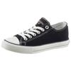 Sneaker DOCKERS BY GERLI, Damen, Gr. 42, schwarz, Textil, sportlich, Schuhe, mit dezenter Logo-Stickerei, Freizeitschuh, Halbschuh, Schnürschuh