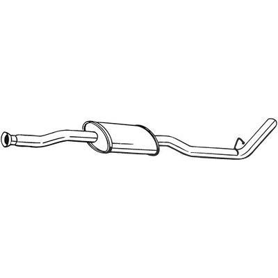 Bosal Mittelschalldämpfer [Hersteller-Nr. 279-711] für Nissan, Renault Image