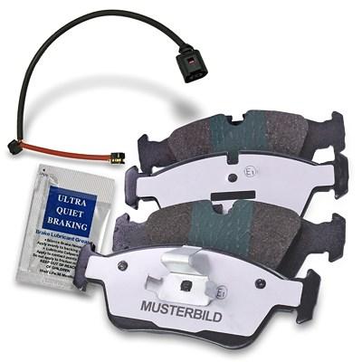 Bestprice Satz Bremsbeläge + Warnkontakt Hinterachse für BMW Image