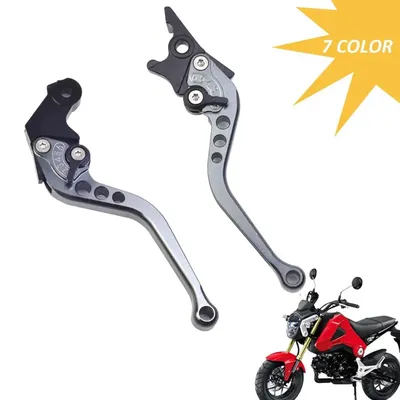 for MSX125 Motorcycle scooter brake Clutch lever Long adjustable motorbike aluminum for GROM