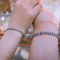 2 PCS Set Couple Magnetic Buckle Heart Charm Bracelet Design Creative Chain Style Valentine Day Magnet Attraction Bracelet