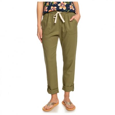 Roxy - Women's On The Seashore Linen Cargo Trousers - Freizeithose Gr XXL oliv Image