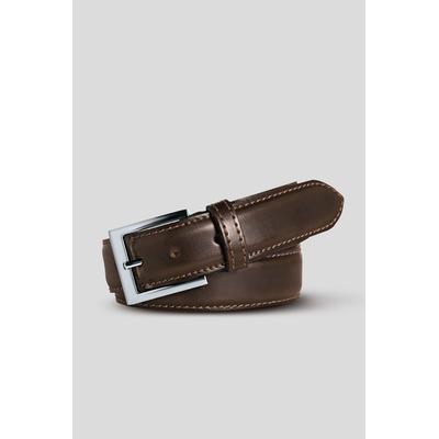 Ledergürtel MEYER "Gürtel", Damen, Gr. 110cm, braun, Baumwolle, unifarben, casual, Gürtel, aus hochwertigen Rindleder Image