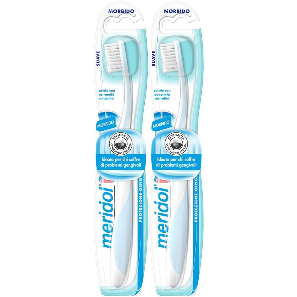 Meridol® Spazzolino Protezione Gengive Morbid 2x1 pz da denti