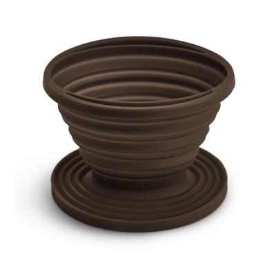 Fino Collapsible Reusable Coffee Brewing Cone, Silicone, Number 2-Size, Brews 2 to 6-Servings, Set of 2