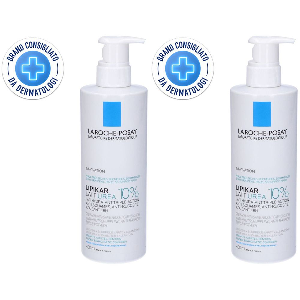 La Roche-Posay Lipikar Lait Urea 10% 400 ml 2x400