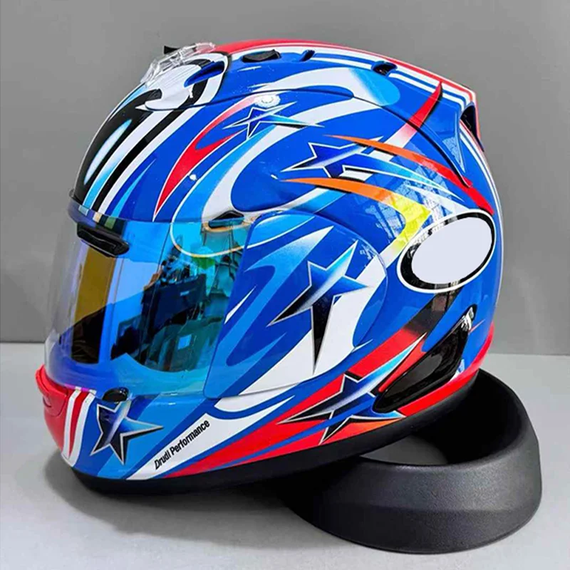 RX-7X Nakano Red 03 Motorradhelm RX7X Integralhelm RX-7X Corsair-X RX-7V Casco Größe M-XXL Japan Image