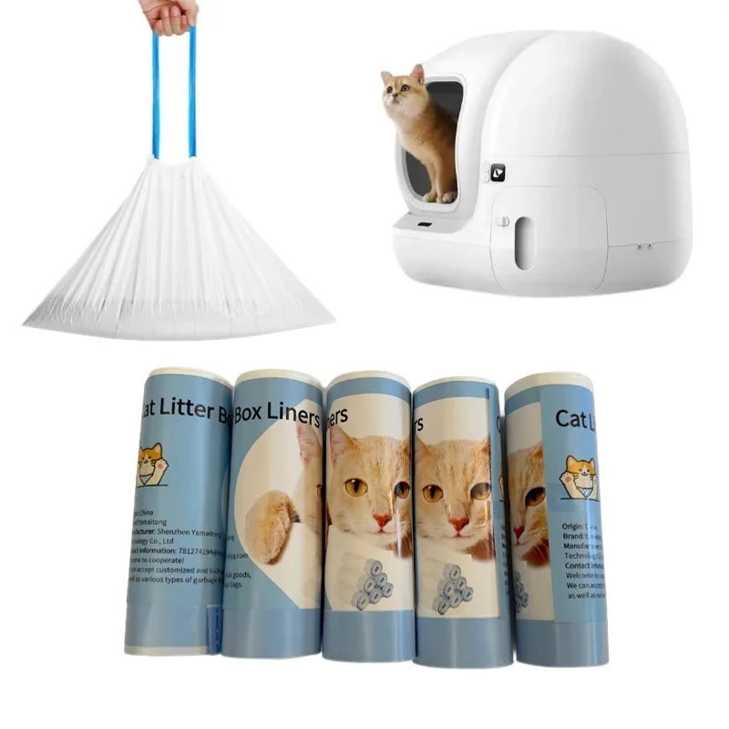 Für Petkit Pure Max / X Selbstreinigende Katzentoilette Dicke Müllbeutel Katzenstreu-Beutel Arenero Para Gato Haustierzubehör Image