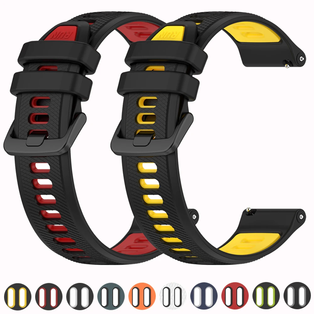 22 MM 20 MM Silikon Armband Armband Für Realme Uhr 3 2 S pro Armband Quick Release Armbänder Für Fossil GEN 6 GEN 5 5E 44mm Image