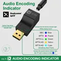 Trasmettitore audio Bluetooth in fibra ottica USB APTX Adattatore wireless HIFI multipunto aptX-Adaptive/HD/LL per PS4/3 Xbox TV PC