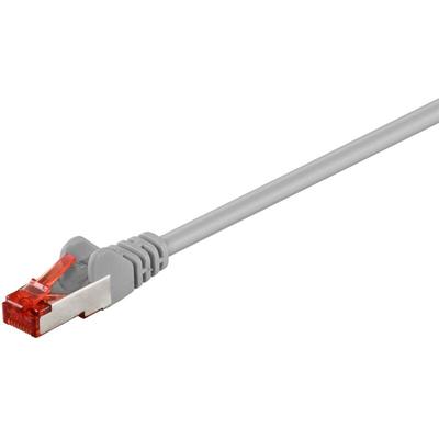 Goobay - cat 6 Patchkabel, s/ftp (PiMF), grau, Kupferkaschierter Aluminiumleiter (cca). Kabellänge Image