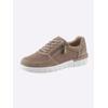 Sneaker CAPRICE, Damen, Gr. 42, braun (schoko), Veloursleder, Veloursleder, sportlich, Schuhe