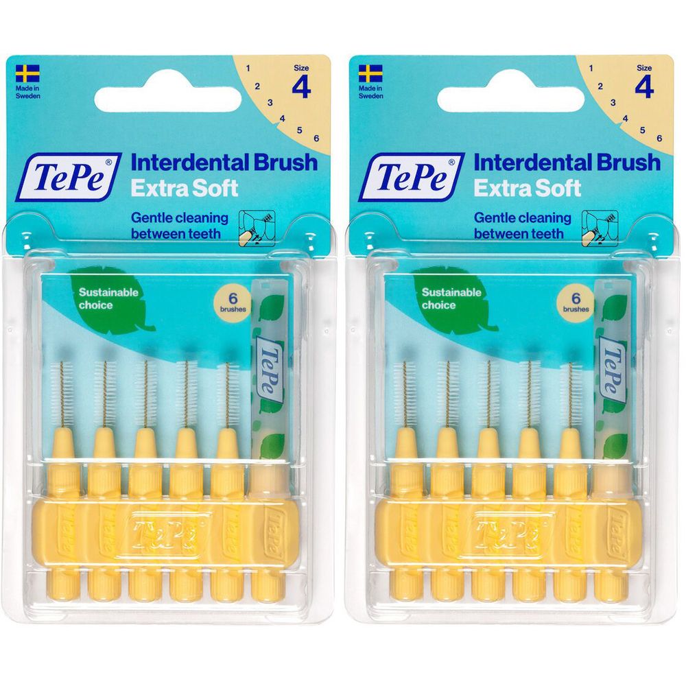 TePe® Extra Soft Giallo Chiaro Scovolino Interdentale blister ISO 4 -