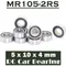 MR105RS Bearing ( 10 PCS ) 5*10*4 mm ABEC-7 Hobby Electric RC Car Truck MR105 RS 2RS Ball Bearings