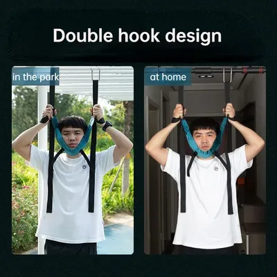 Adjustable Cervical Spine Traction Belt Sling Horizontal Bar Suspension Household Traction Belt