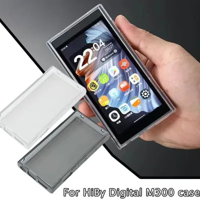 Soft Crystal Clear TPU Case for HiBy Digital M300 HiFi Music Player Protective Cover Audio Bluetooth