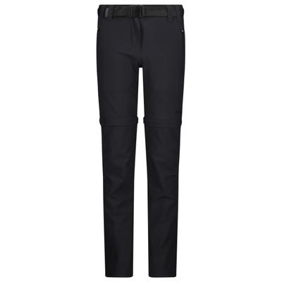 CMP - Girl's Stretch Zip Off Pant - Zip-Off-Hose Gr 128 schwarz Image