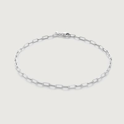 Sterling Silver Paperclip Chain Bracelet