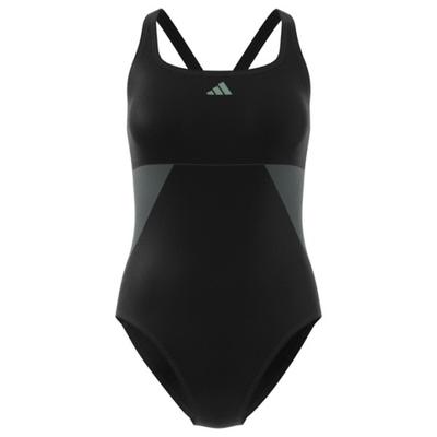 adidas - Women's Bold Stripes Colorblock Suit - Badeanzug Gr 40 schwarz Image