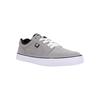Sneaker DC SHOES "Tonik", Gr. 9(42), grau (grau, schwarz, orange), Obermaterial: Leder (Kuh) / Futter: Textil / Außensohle: Gummi, Schuhe
