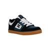Sneaker DC SHOES "Pure", Kinder, Gr. 13,5(31), schwarz, weiß, emerald, Obermaterial: Leder / Futter: Textil / Außensohle: Gummi, Schuhe