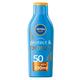 Nivea Sun Latte Solare Protect & Bronze FP50 200 ml, Crema solare 50 p
