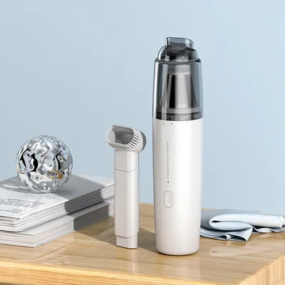 Mini Kleine Tragbare Auto Staubsauger Auto Hause Dual-use-High-power Drahtlose Lade Handheld Image