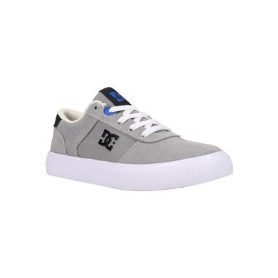 Sneaker DC SHOES "Teknic", Kinder, Gr. 7(39), grau (grau, blau), OBERMATERIAL: LEDER (KUH) / FUTTER: TEXTIL / AUSSENSOHLE: GUMMI, Schuhe Image