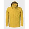 Outdoorjacke SCHÖFFEL "Jacket Gmund M", Herren, Gr. 48, 5205, gelb, Oberstoff: Aussenseite: 100% Polyester; (Membran: Polyurethan); Futter Rumpf oben: 100% Polyester, sportlich, regular fit, hoch geschlossener Ausschnitt, Langarm, Jacken