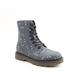 Heavenly Feet JUSTINA2 New Bee Print Womens Lace Up Boots Ocean - Blue - Size UK 5 | Heavenly Feet Sale | Discount Designer Brands