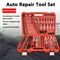 Kit d'outils de réparation automobile, jeu de douilles, outil de réparation automobile, clé dynamométrique à cliquet, ensemble d'outils de réparation automobile, boîte à outils 46 pièces