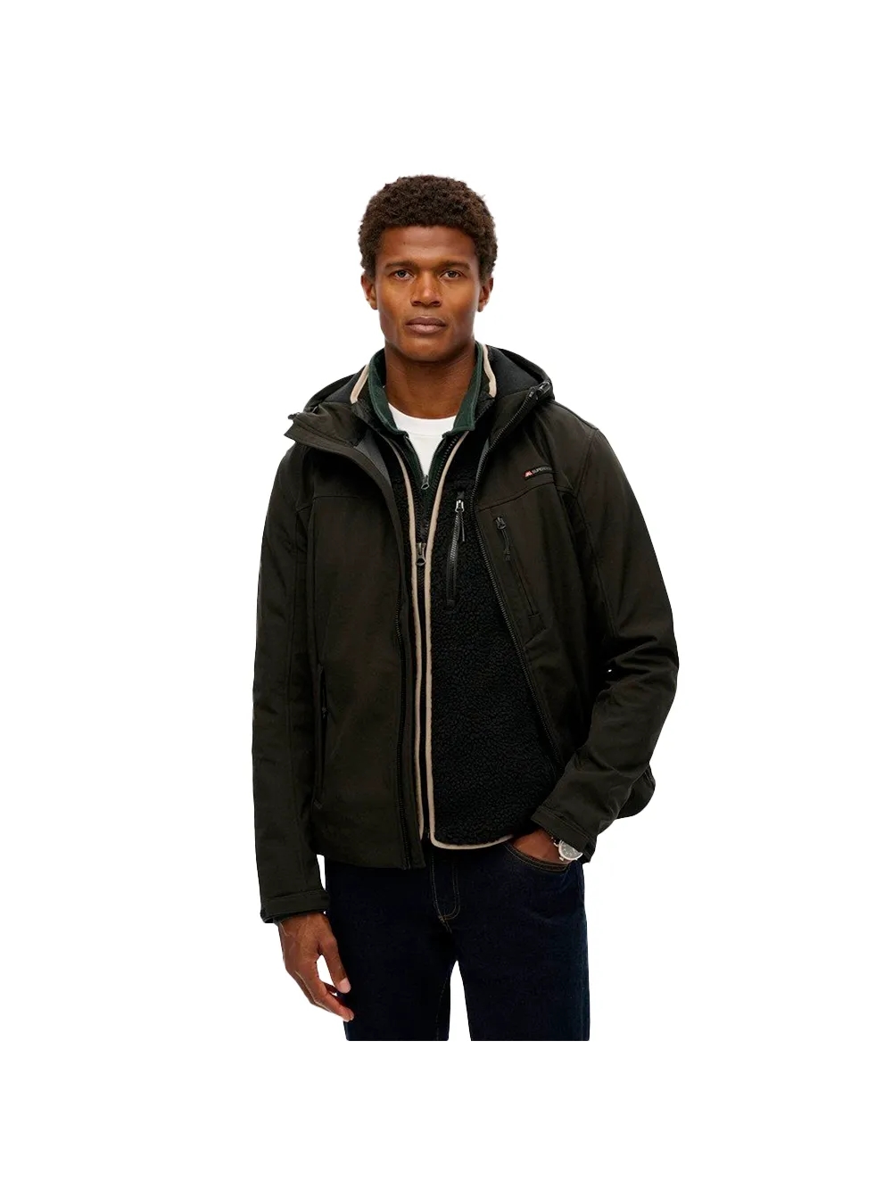 Superdry Herren Softshell Trekker Jacke Image