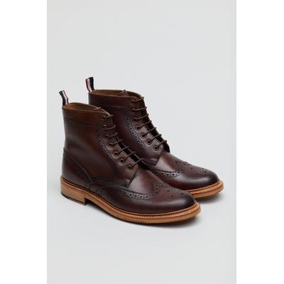 Ben Sherman Arthur Braune Herrenstiefel Aus Leder Image