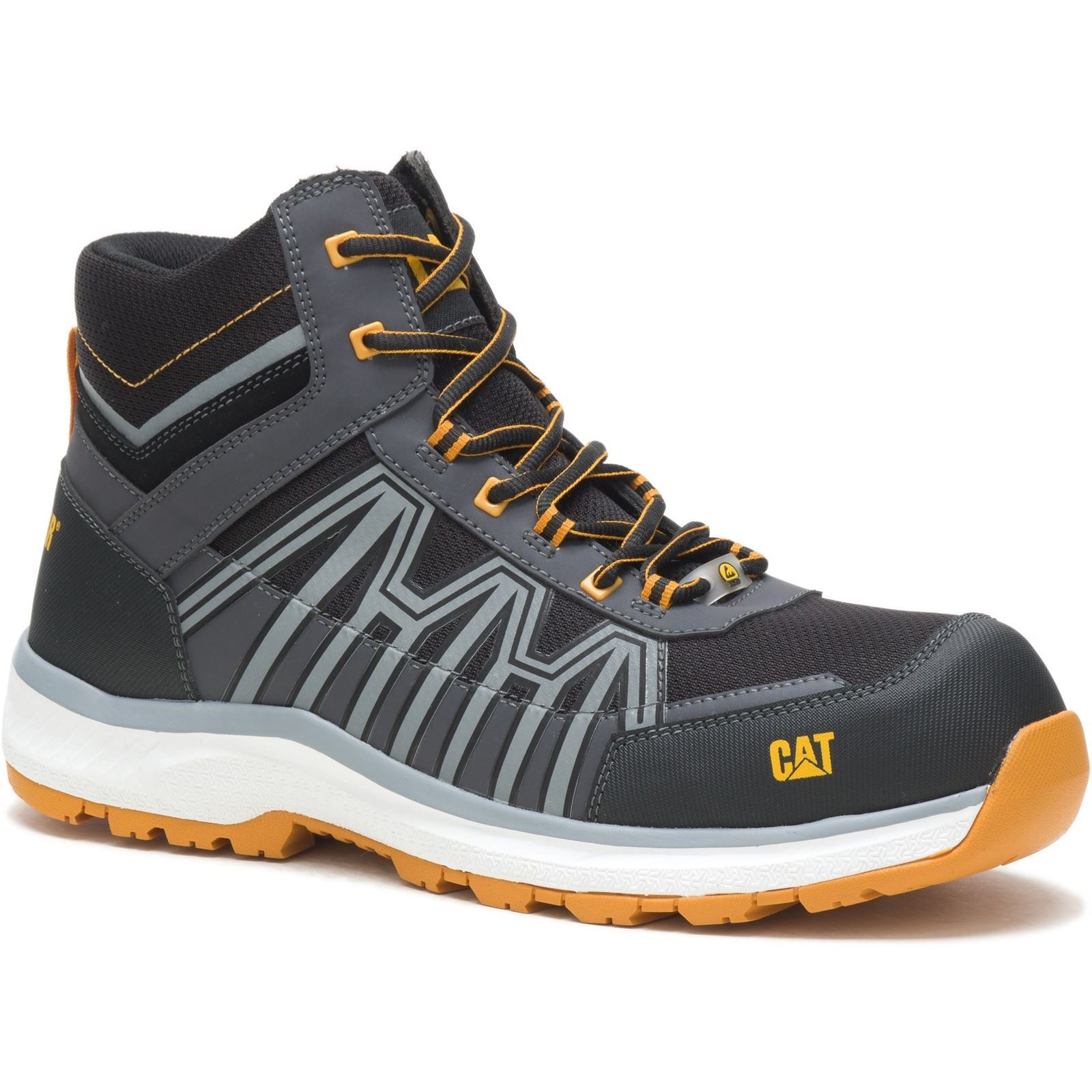 Caterpillar Charge PU/Mesh/TPU Schwarz/Orange Wanderschuhe