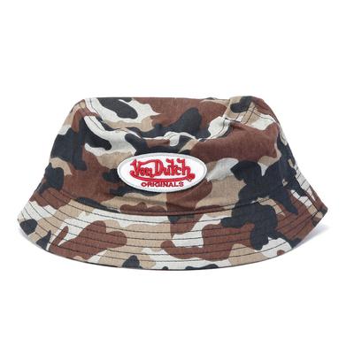 Von Dutch Phoenix Camo Baumwolle Braun Eimer Hüte Image