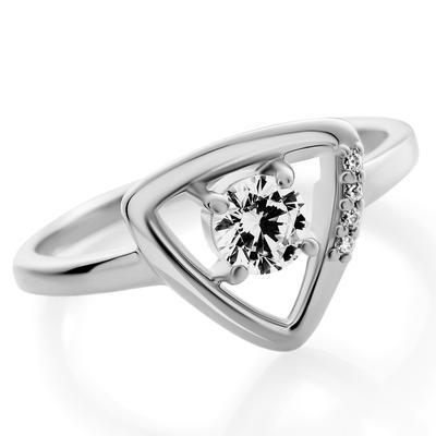Orphelia 'Santorini' Damen-Ring aus 925er Sterlingsilber – Silber ZR-7570 Image