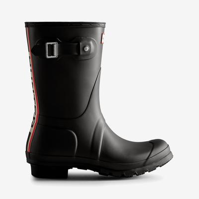Hunter Original Short Gummistiefel Für Damen In Schwarz Image